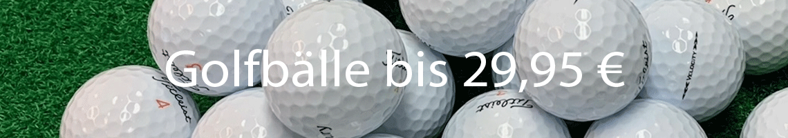 Golfbälle bis 29,95 €